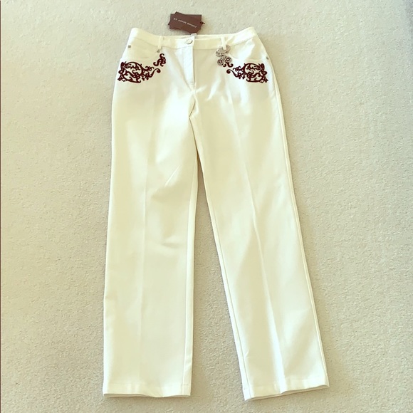 ST JOHN WHITE PANTS - Picture 3 of 8